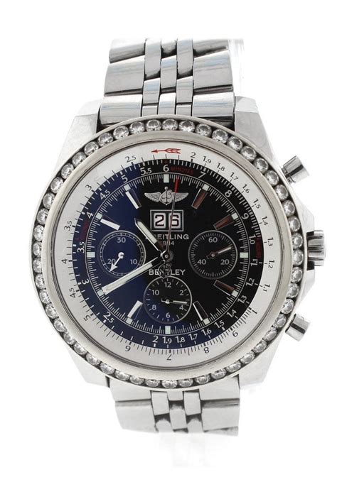 breitling bentley 6.75 diamond bezel